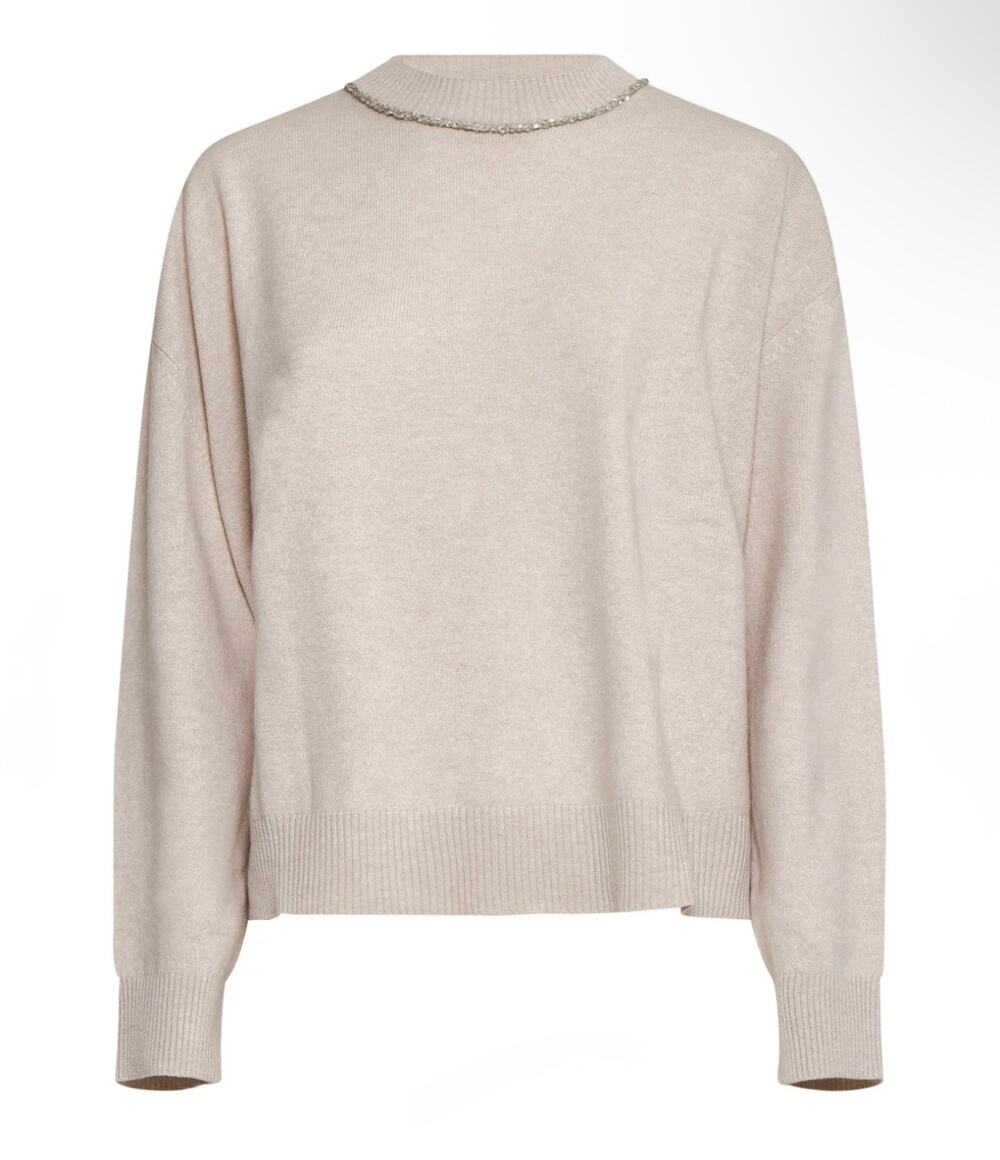 NWT Fabiana Filippi Embellished Knit Sweater – Size S
